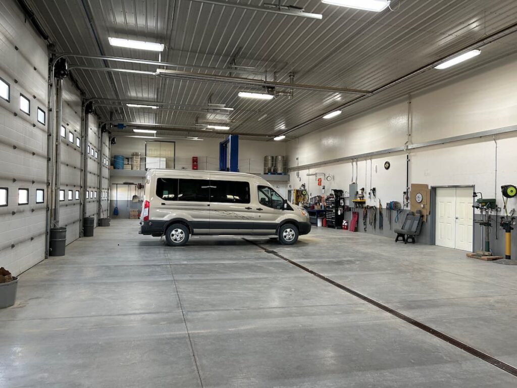 The Simple Science of Radiant Heat 2 Clean Midwest workshop heated with Reflect-O-Ray infrared radiant tube heating showing dry floors and clear air